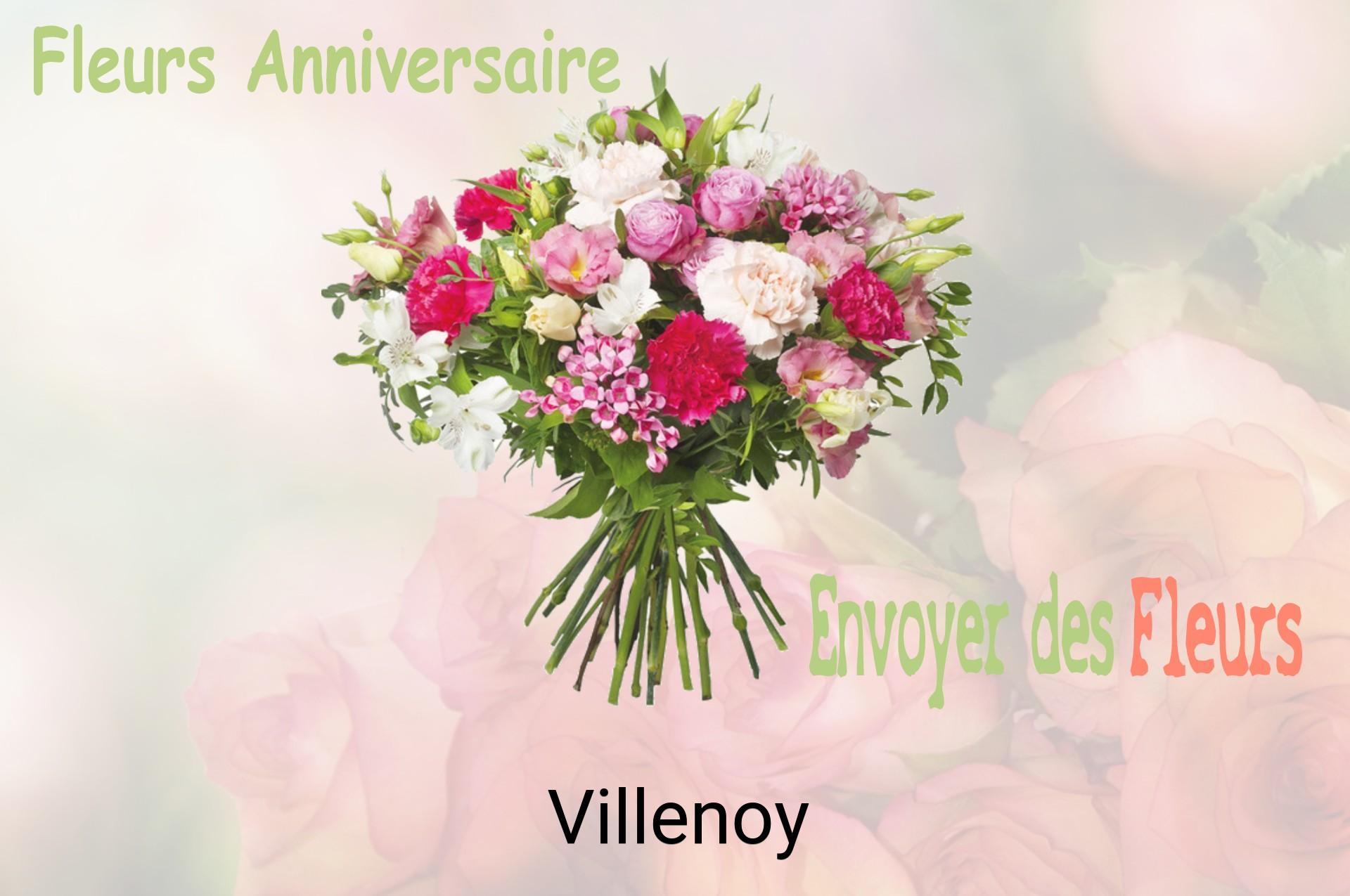 Bouquet de fleurs d’anniversaire livré à Villenoy