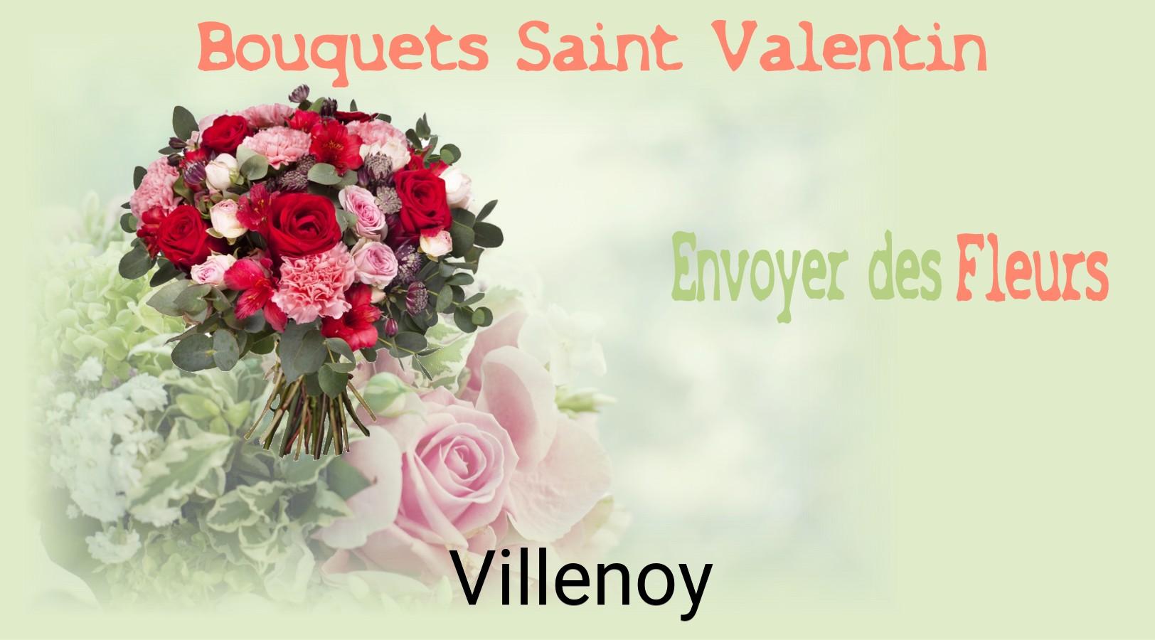 Roses de Saint-Valentin livrées à Villenoy